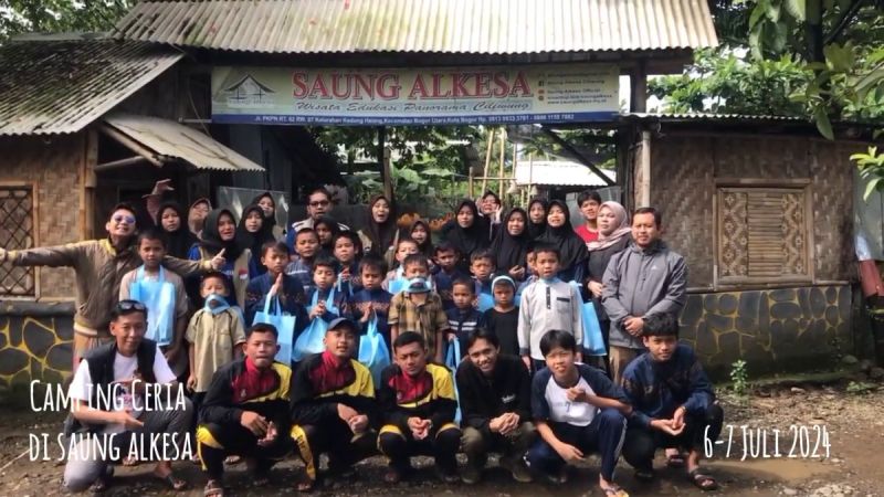 Semangat Muharam Camping Yatim di Saung Alkesa bersama Cerita Naropas dan Dedikasi Kita
